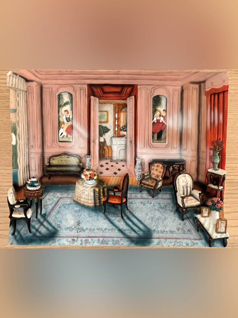 Vintage 1998 Reco John OBrien 3D Plaque Rooms With A View Remembering II - Picture 6 of 6